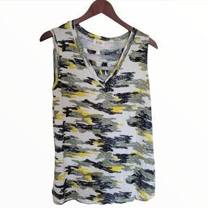 Sleeveless camo top - Bibi - Small